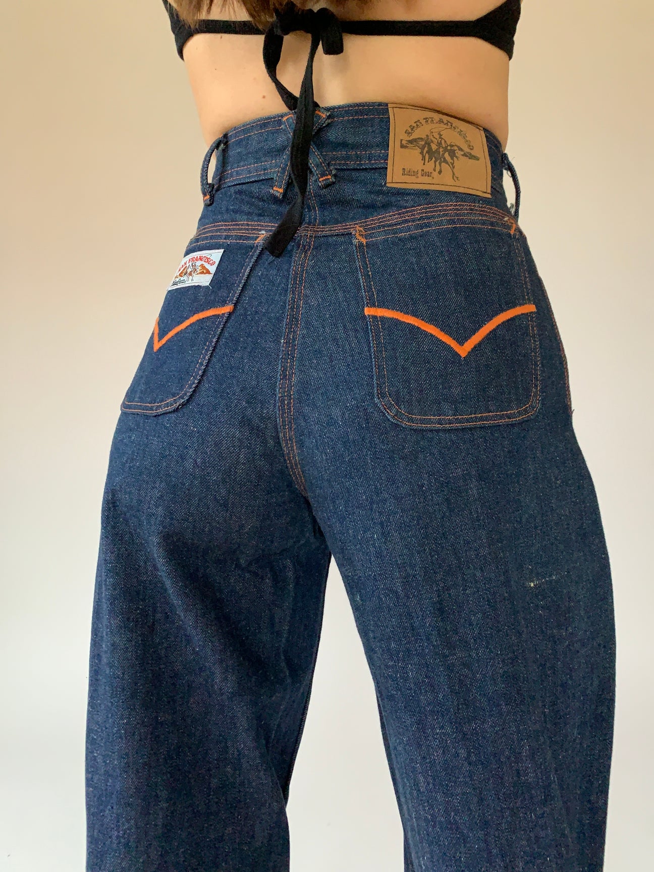 Vintage 1970s Riding Gear Jeans Hazy Vintage