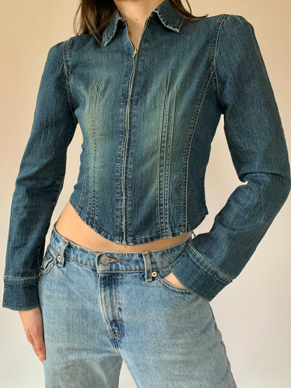 2000s Denim Shirt