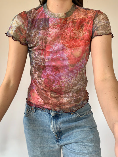 Desigual Mesh Tee
