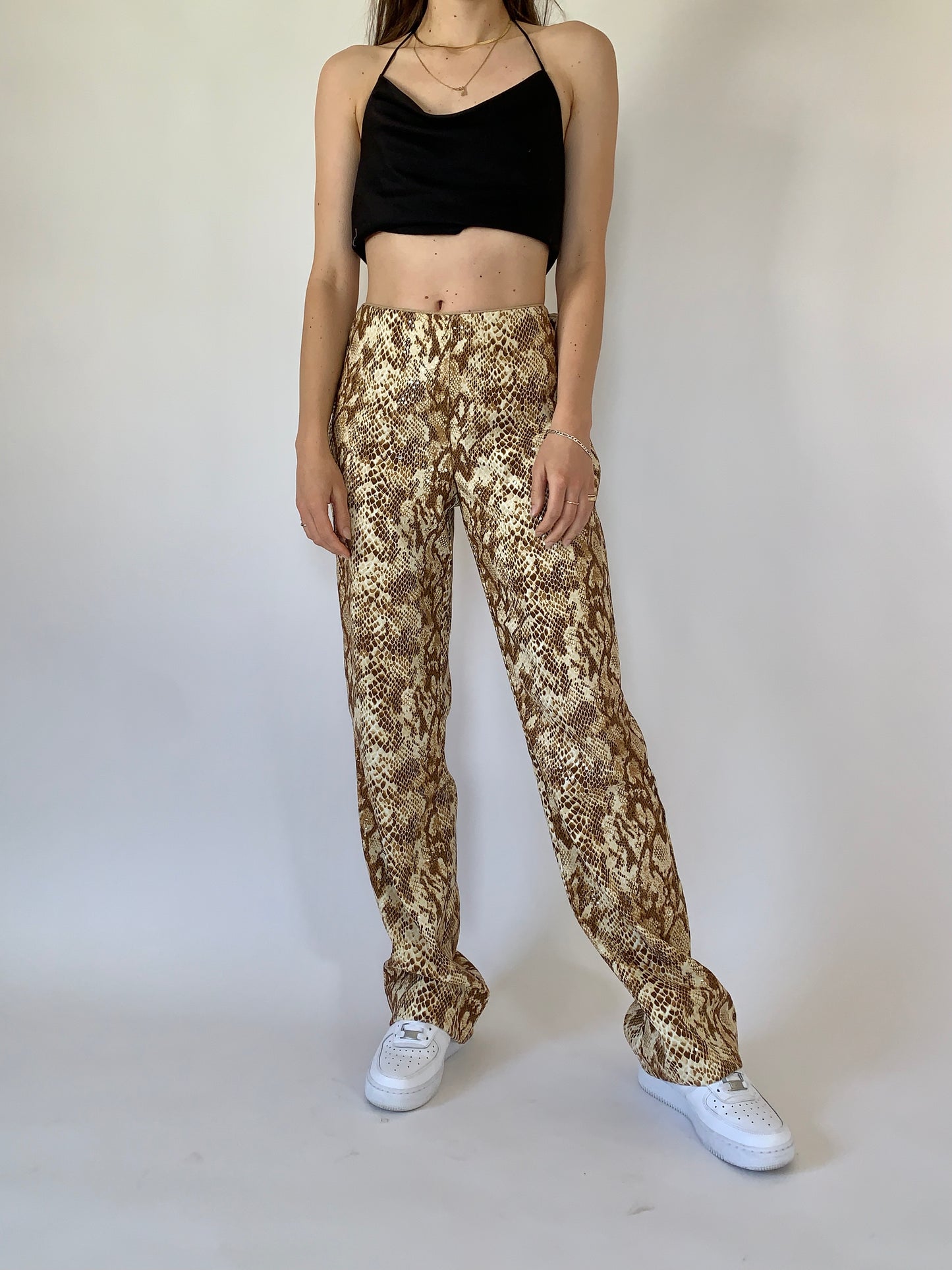 Vintage 1990s Snakeskin Pants