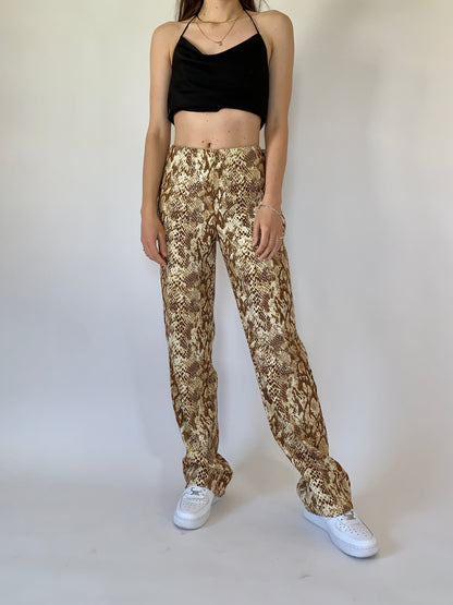 Vintage 1990s Snakeskin Pants