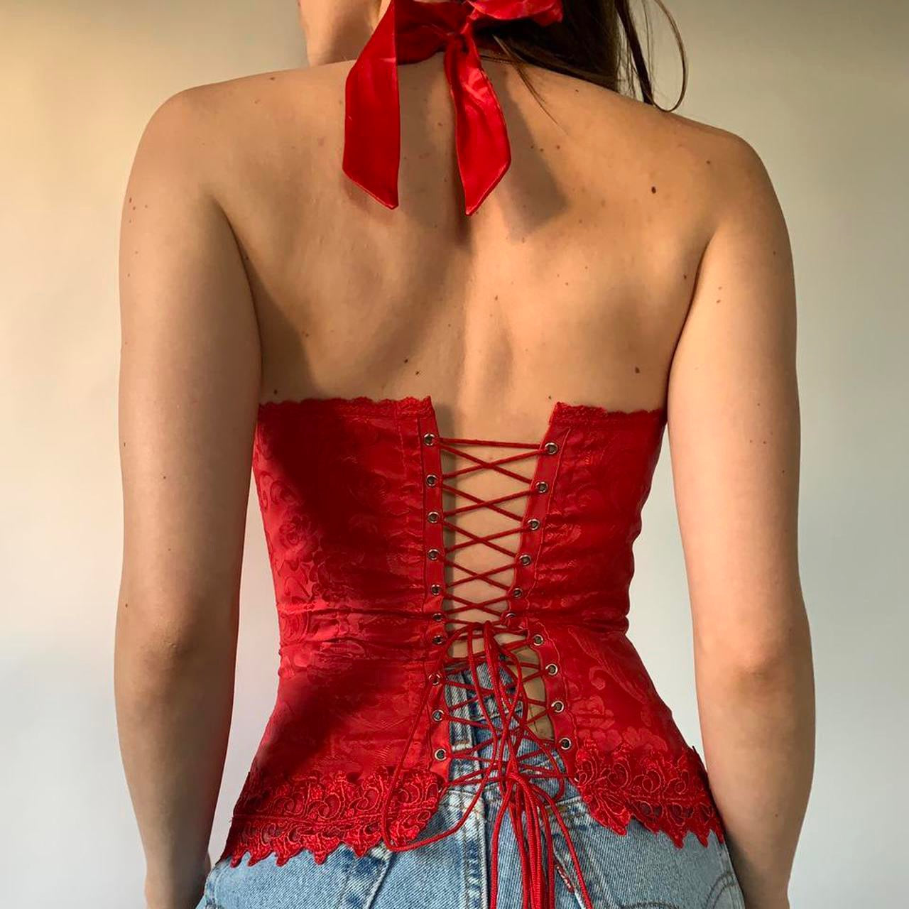 Y2K Halter Corset