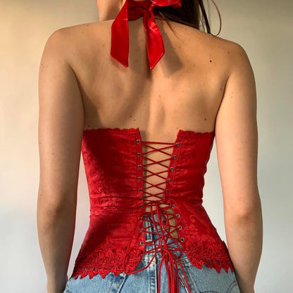 Y2K Halter Corset