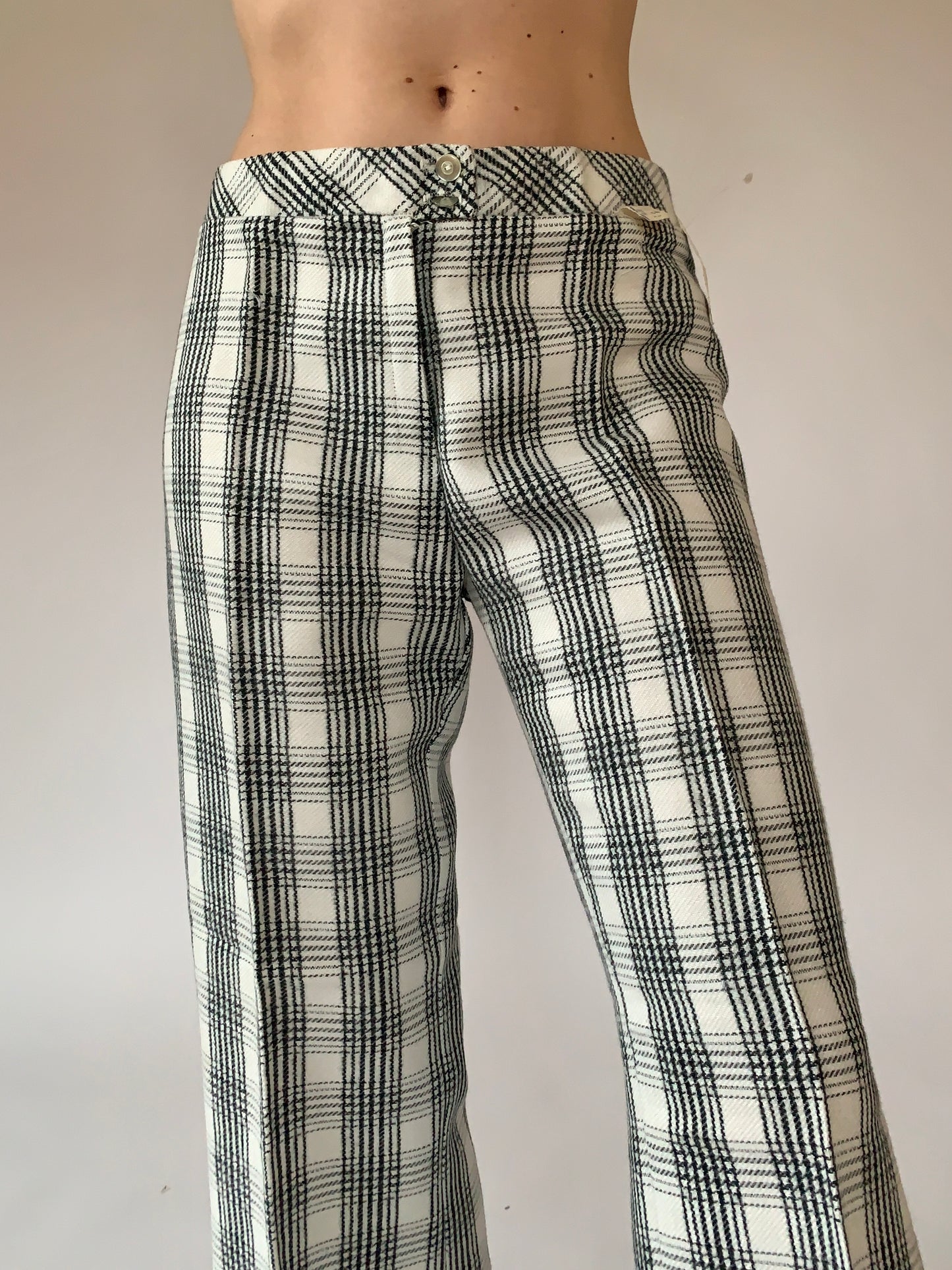 Vintage 1970s Plaid Pants