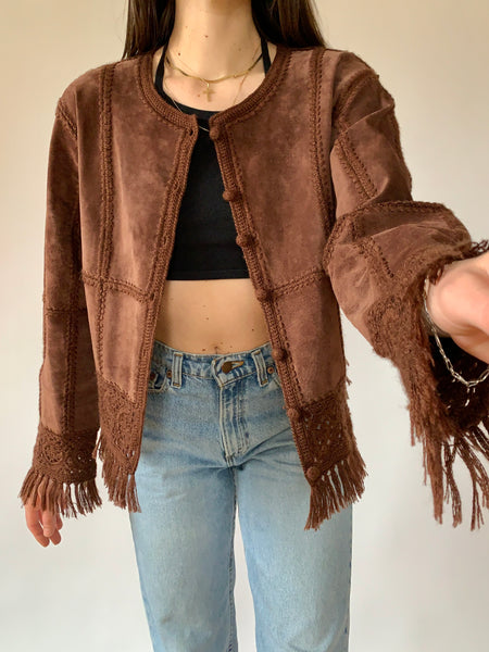 Y2K Leather Fringe