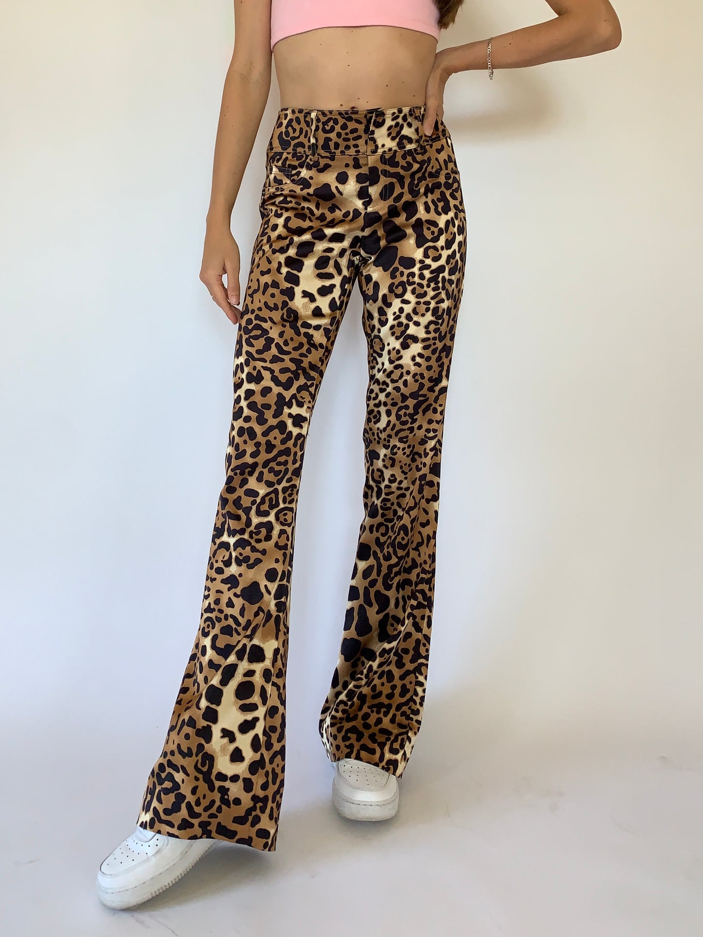 Vintage 1990s Leopard Pants