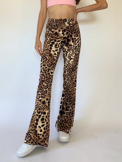 Vintage 1990s Leopard Pants