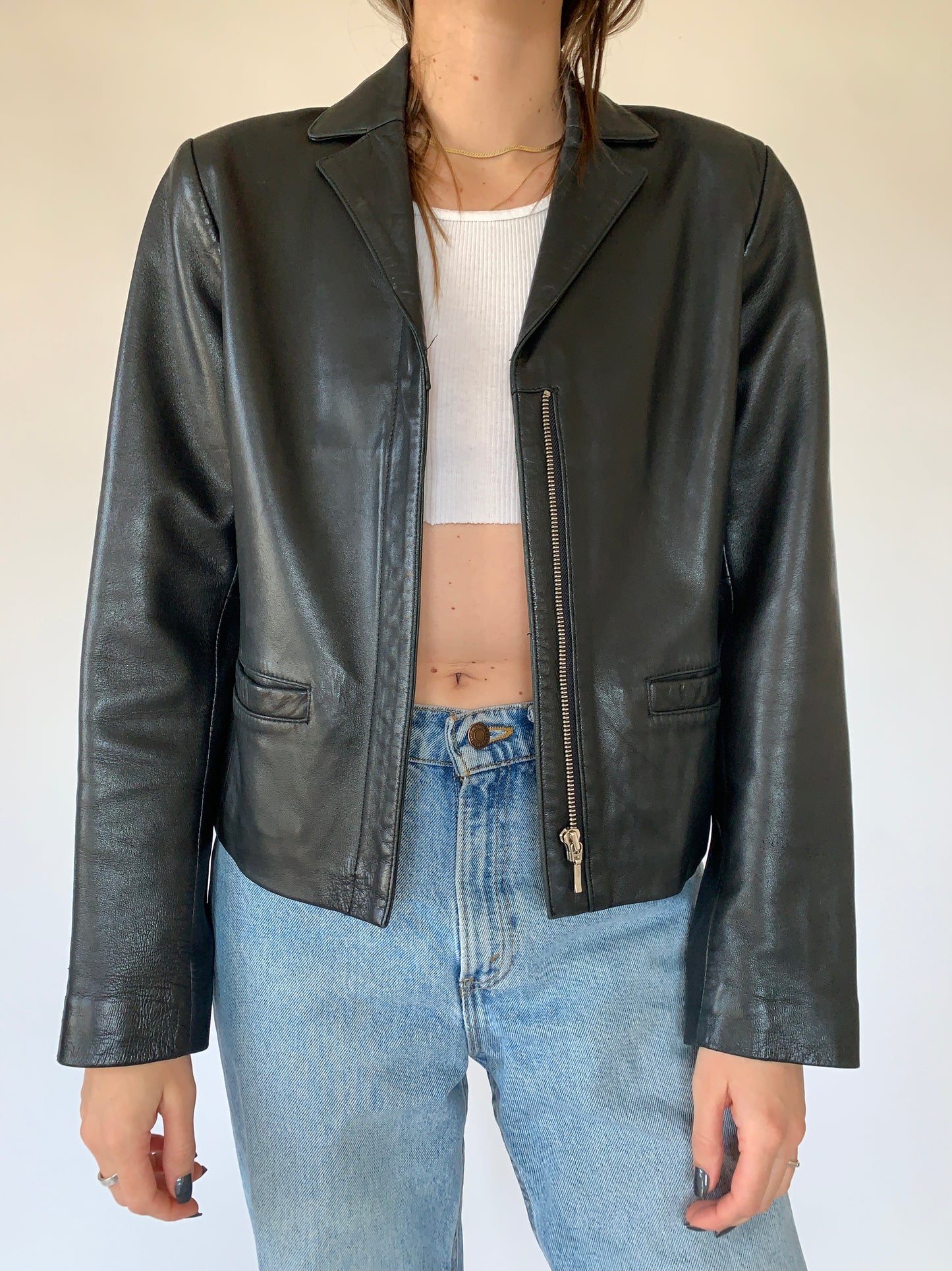 Vintage 1990s Leather Jacket