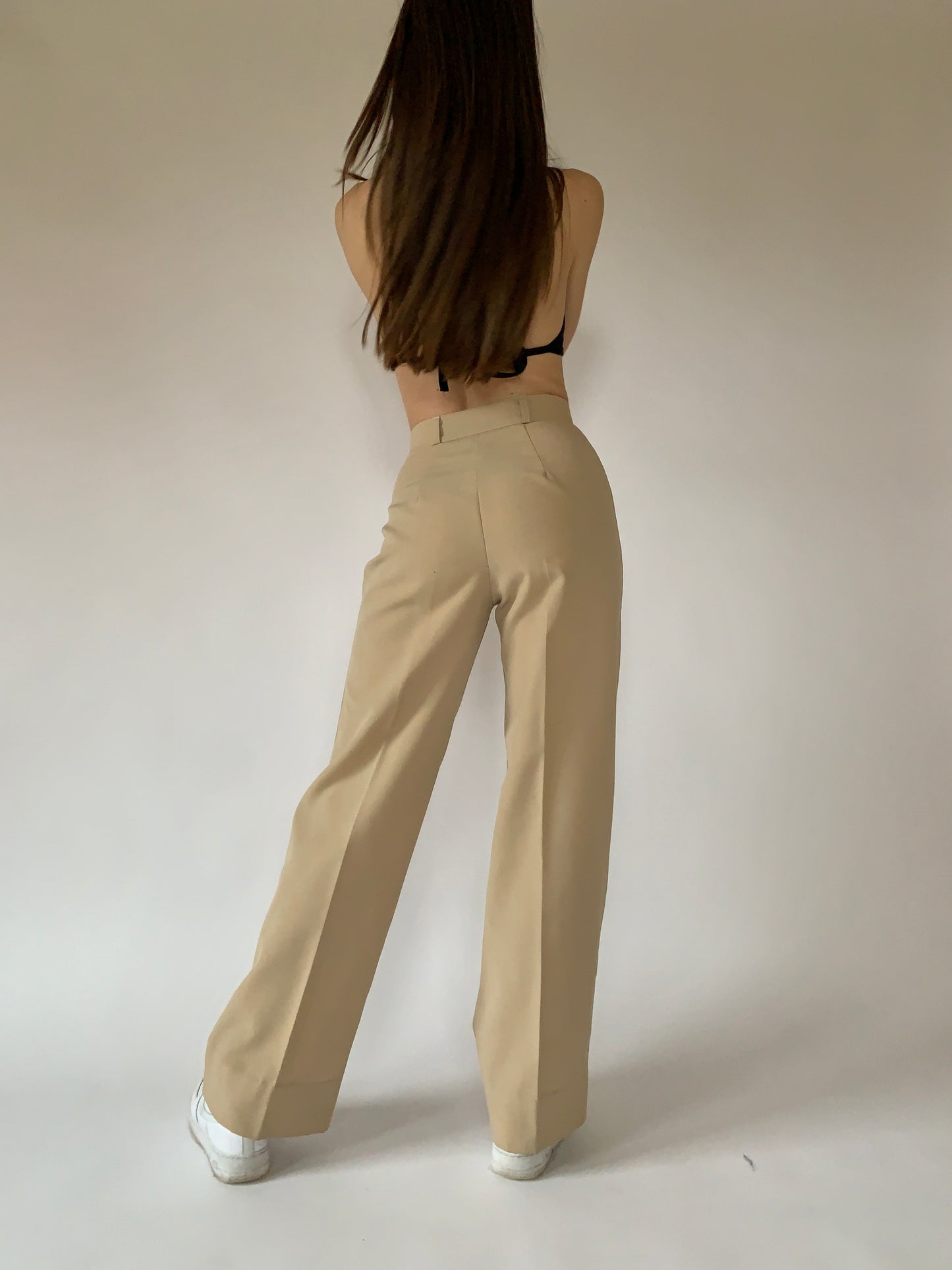 Vintage 1970s Nude Bellbottoms
