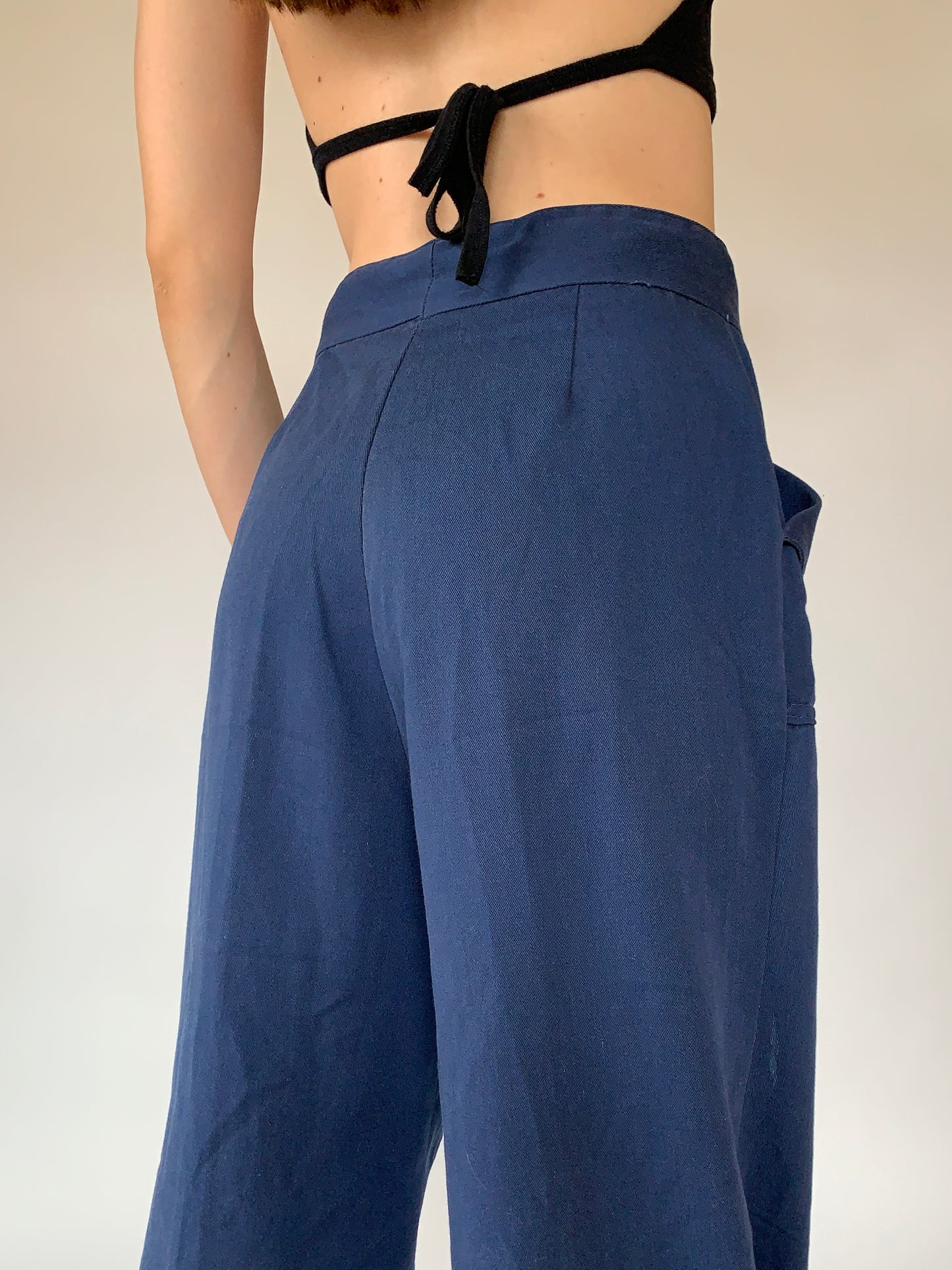 Vintage 1970s Navy Bellbottoms