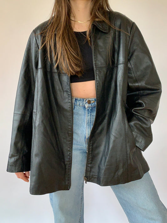 Vintage 1990s Leather Jacket
