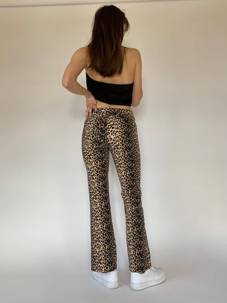 Vintage 1990s Cheetah Print Pants