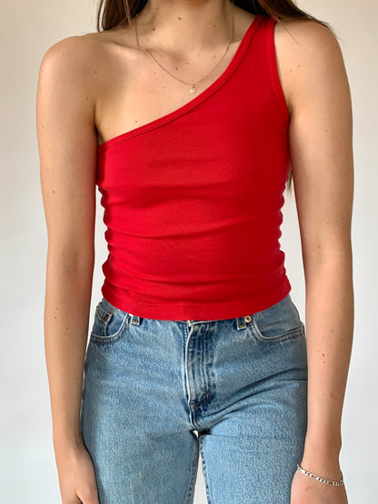 One Shouldered Tank