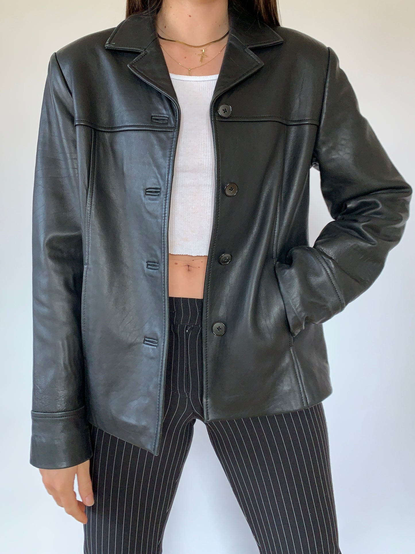 Vintage 1990s Leather Jacket