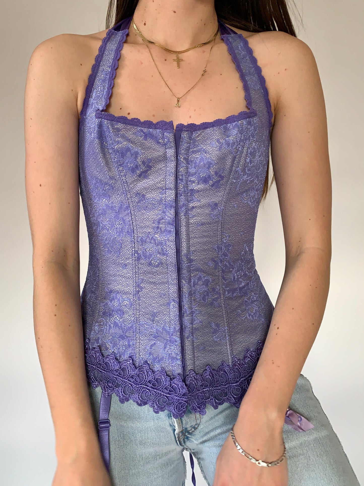 Y2K Lavender Corset