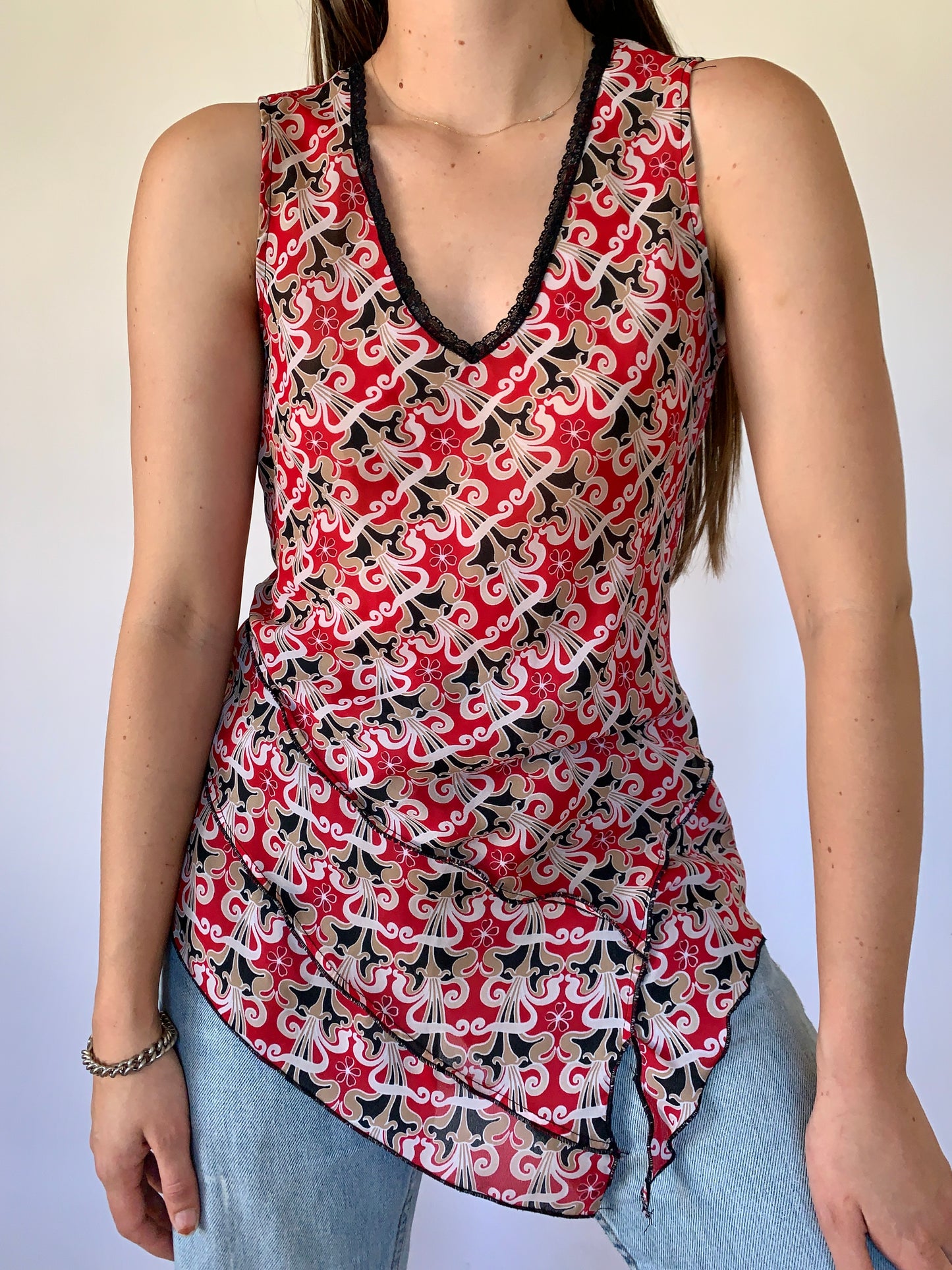 Y2K Asymmetrical Tank