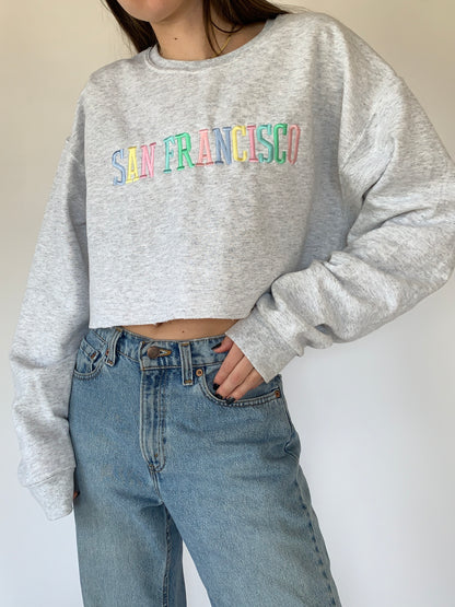 San Francisco Cropped Crewneck