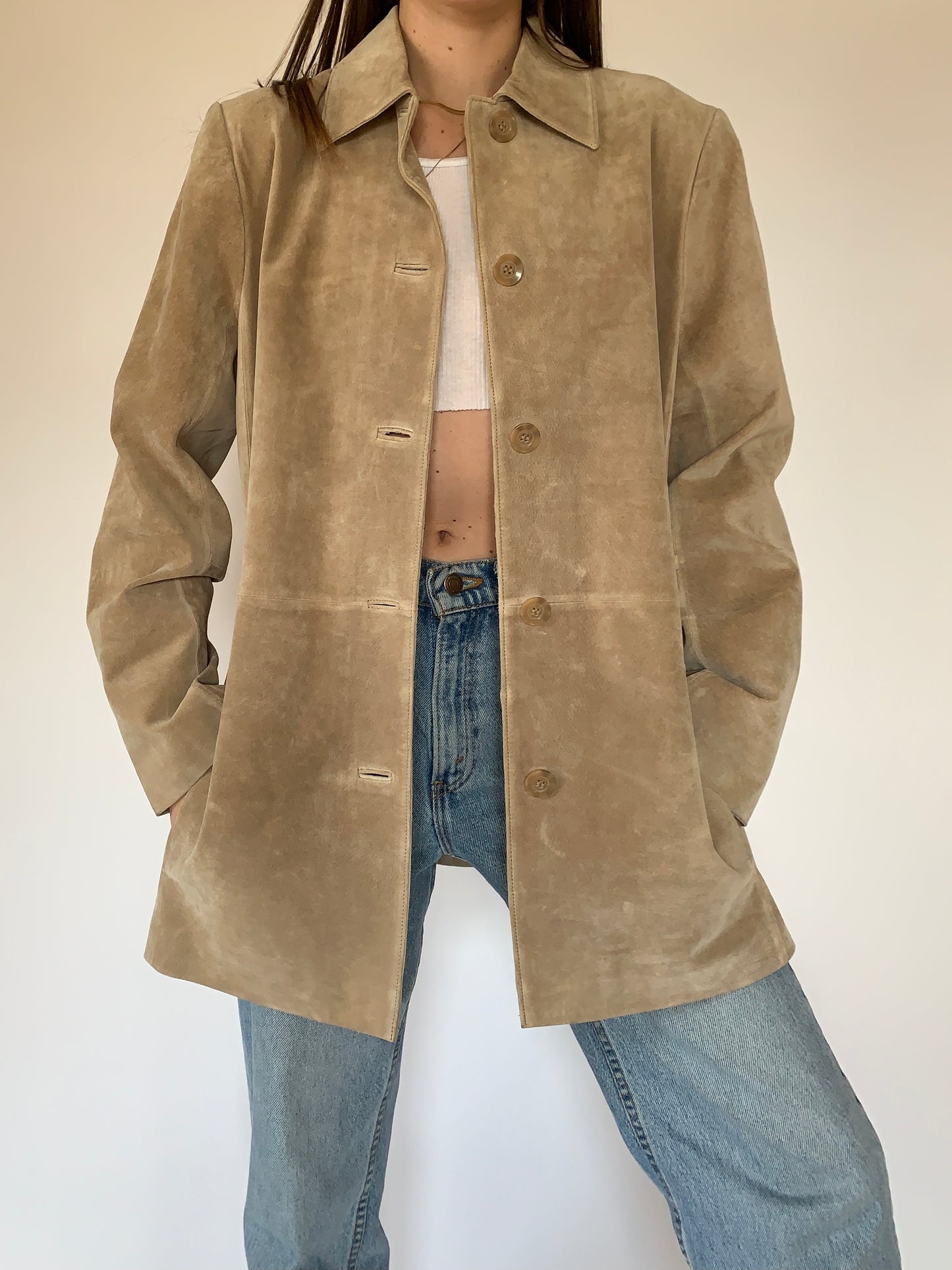 2000s Suede Leather Jacket