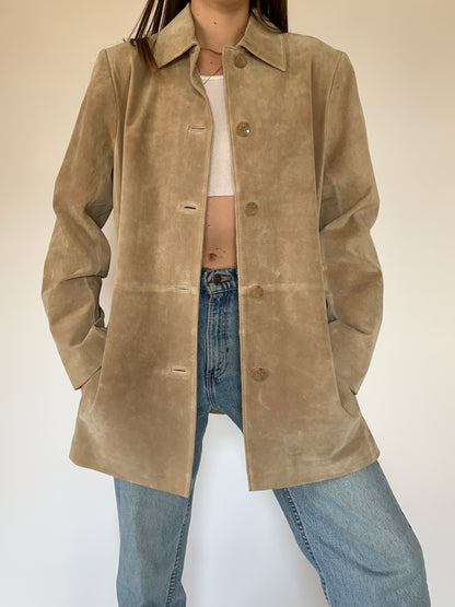 2000s Suede Leather Jacket