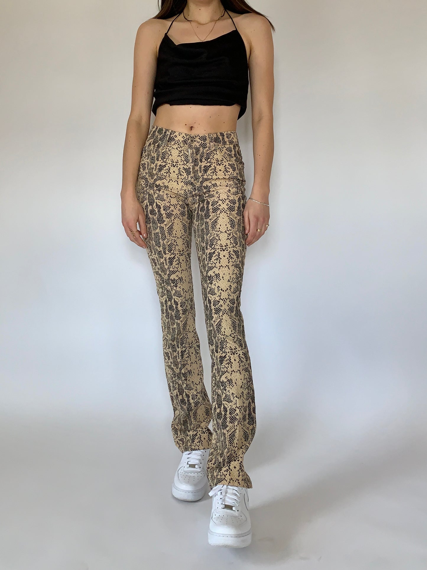 Y2K Guess Snake Print Pants