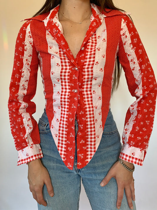 Vintage 1970s Blouse