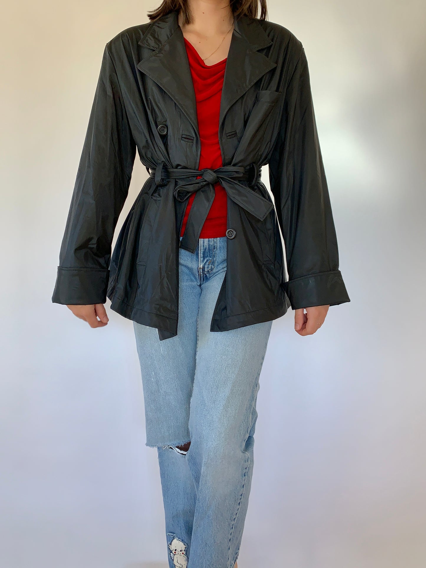 Vintage 1990s Vinyl Trench