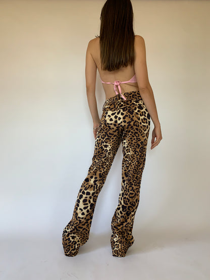 Vintage 1990s Leopard Pants