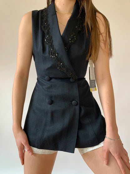 Vintage Deadstock Sleeveless Blazer