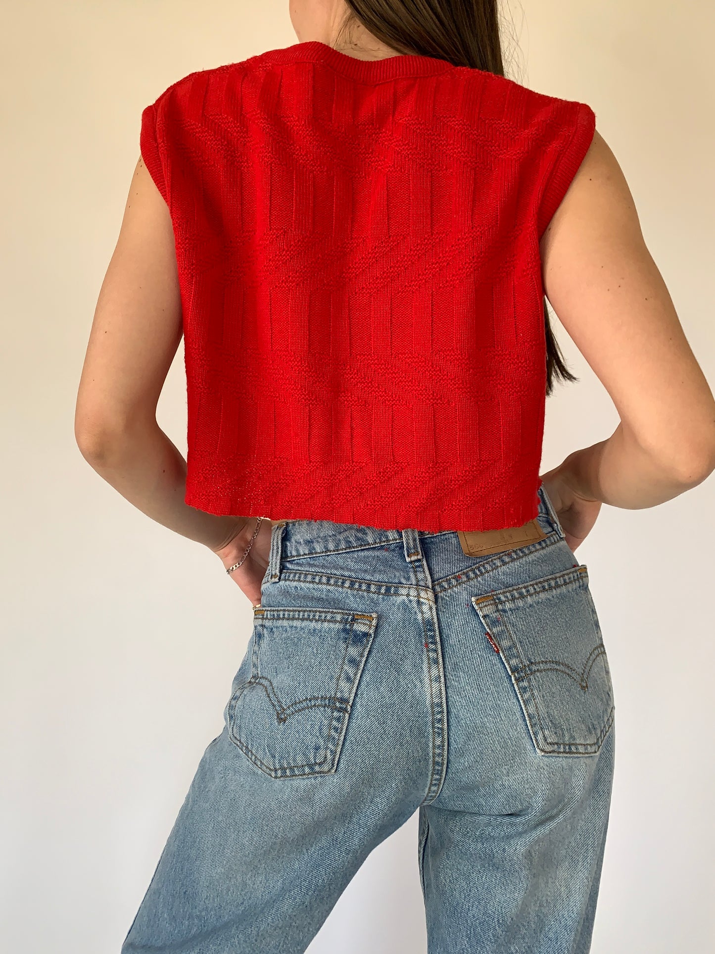 Vintage 1990s Cropped Vest