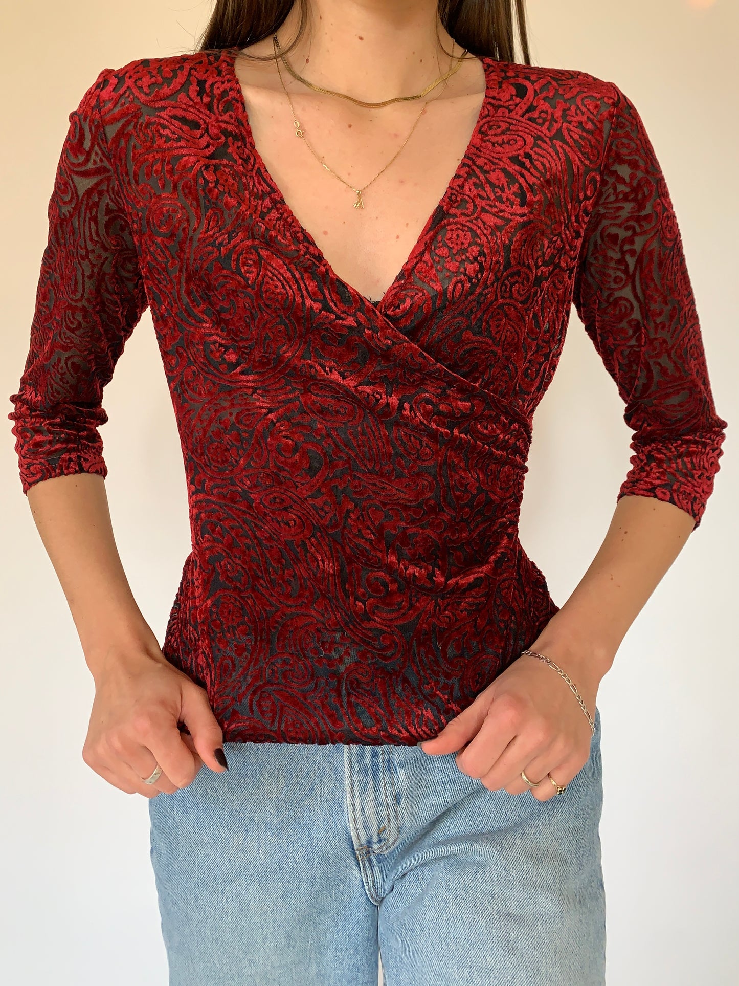 Vintage 1990s Mesh Top