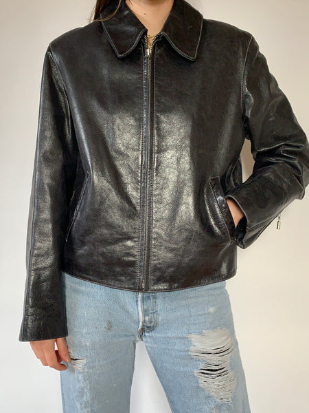 2000s Leather Jacket