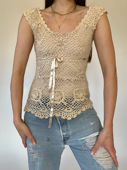Y2K Crochet Top