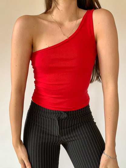 One Shouldered Tank