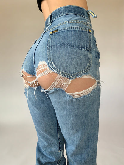 Vintage Destroyed Lee Jeans