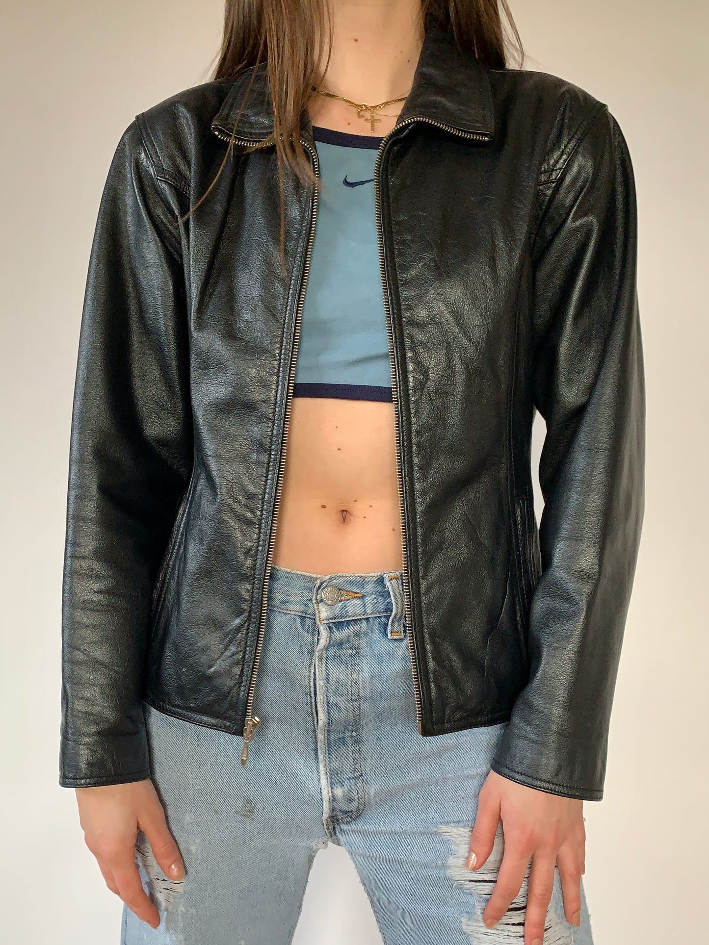 Vintage 1990s Leather Jacket