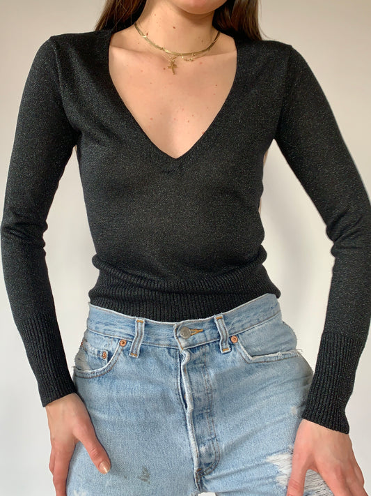 Vintage 1990s Glitter Sweater