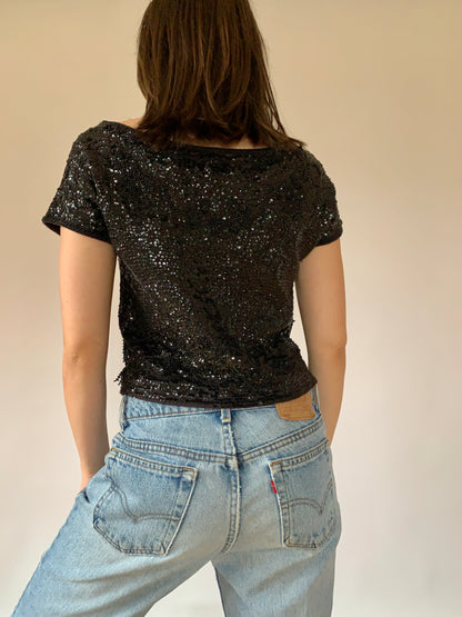 Vintage Sequin Top