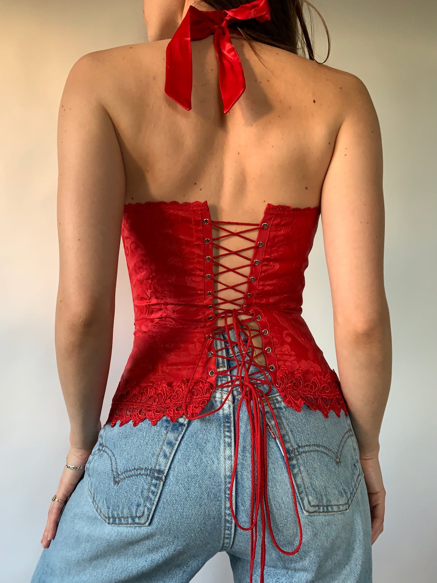 Y2K Halter Corset