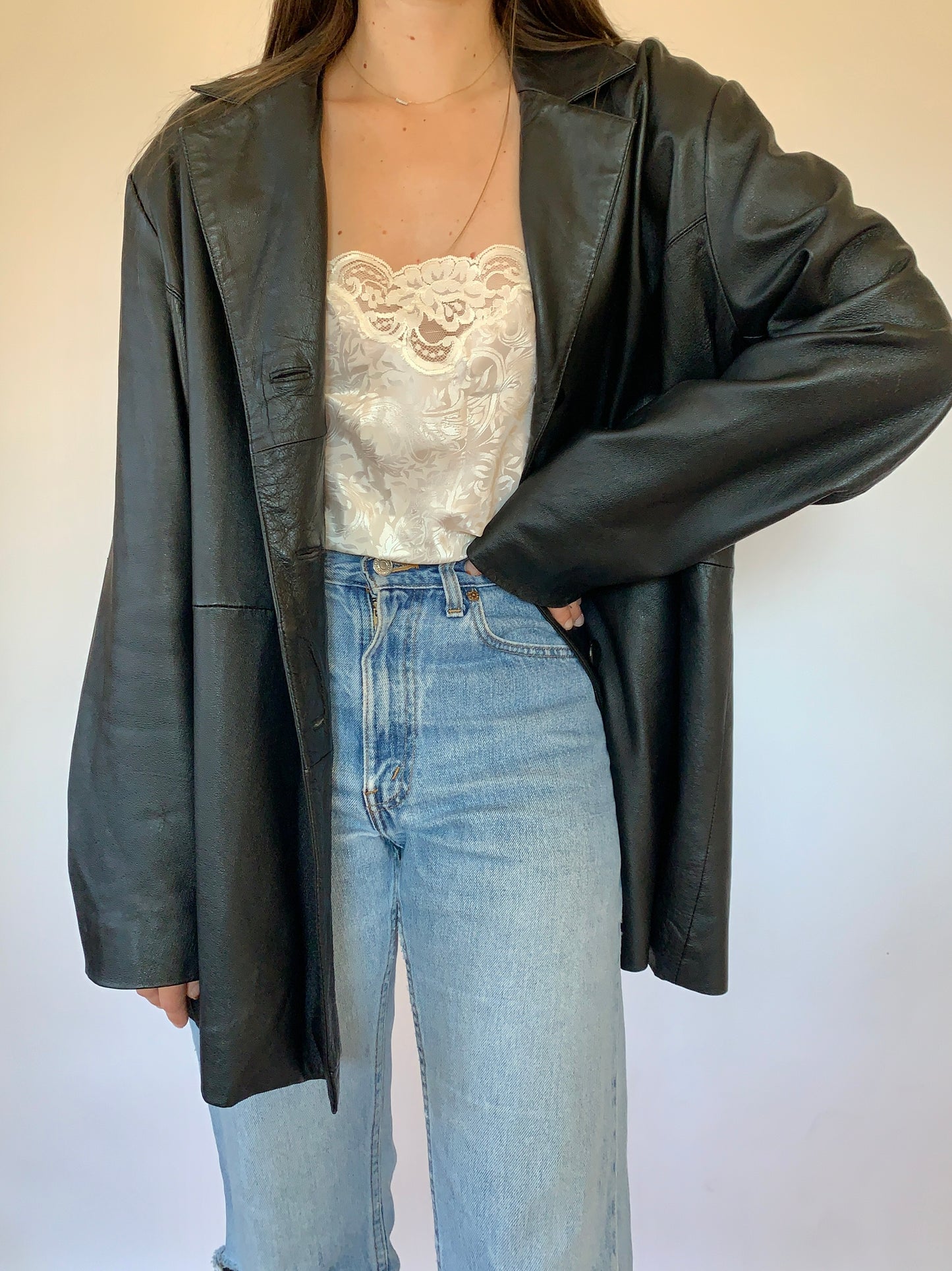 Vintage 1990s Leather Jacket