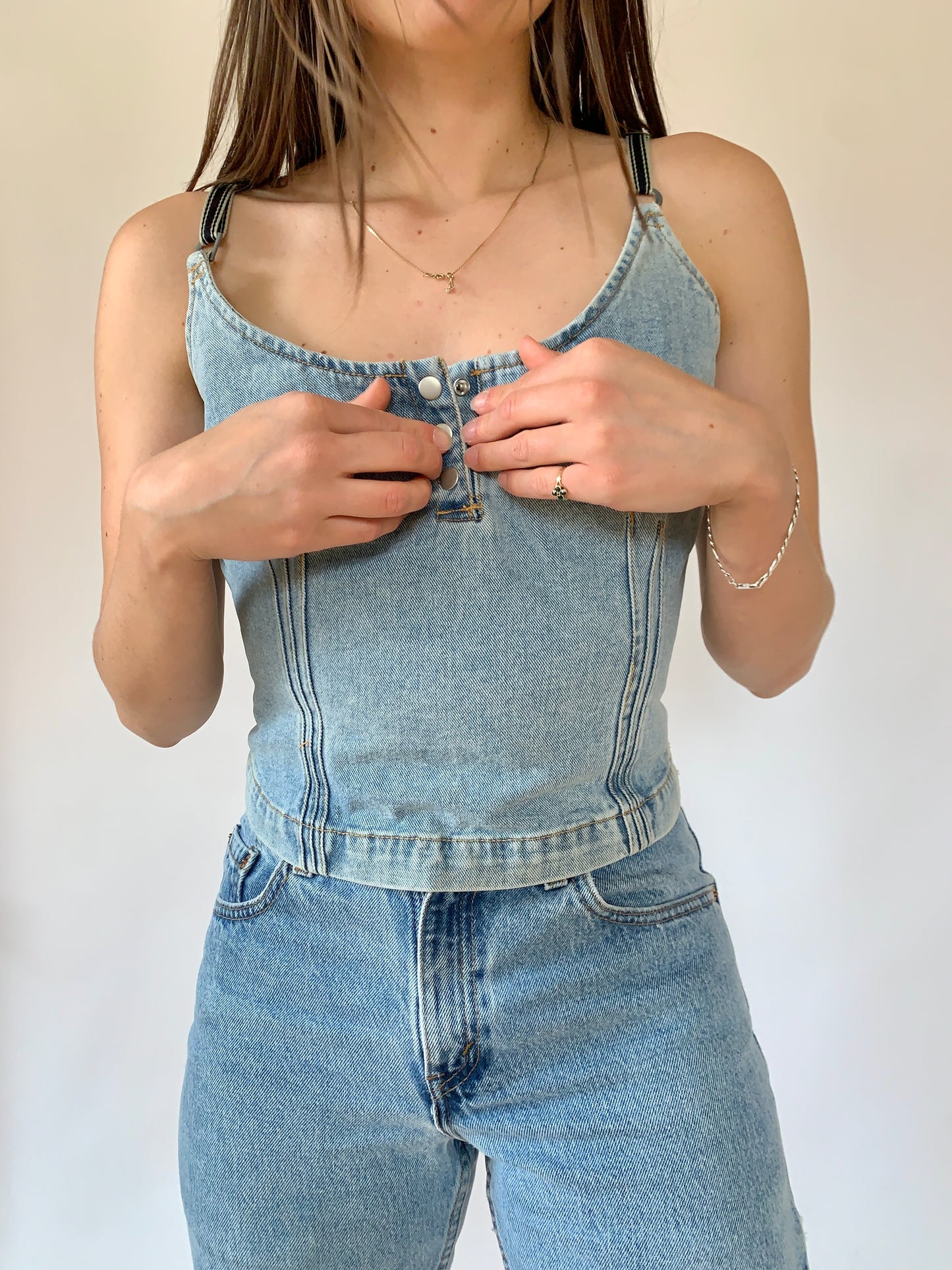 Vintage 1990s Denim Tank