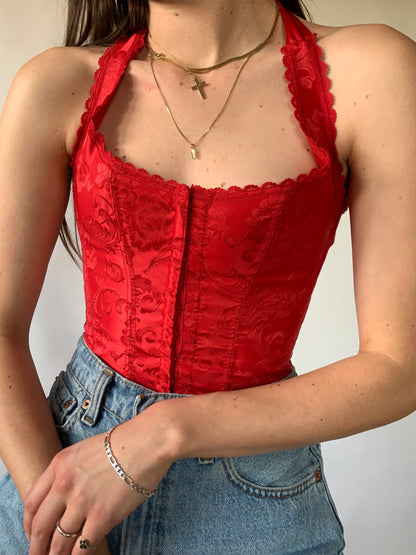 Y2K Halter Corset
