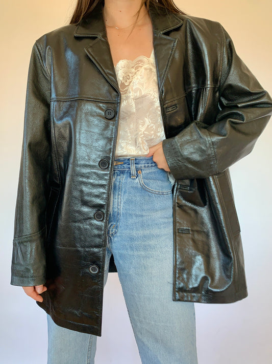 Vintage 1990s Leather Jacket