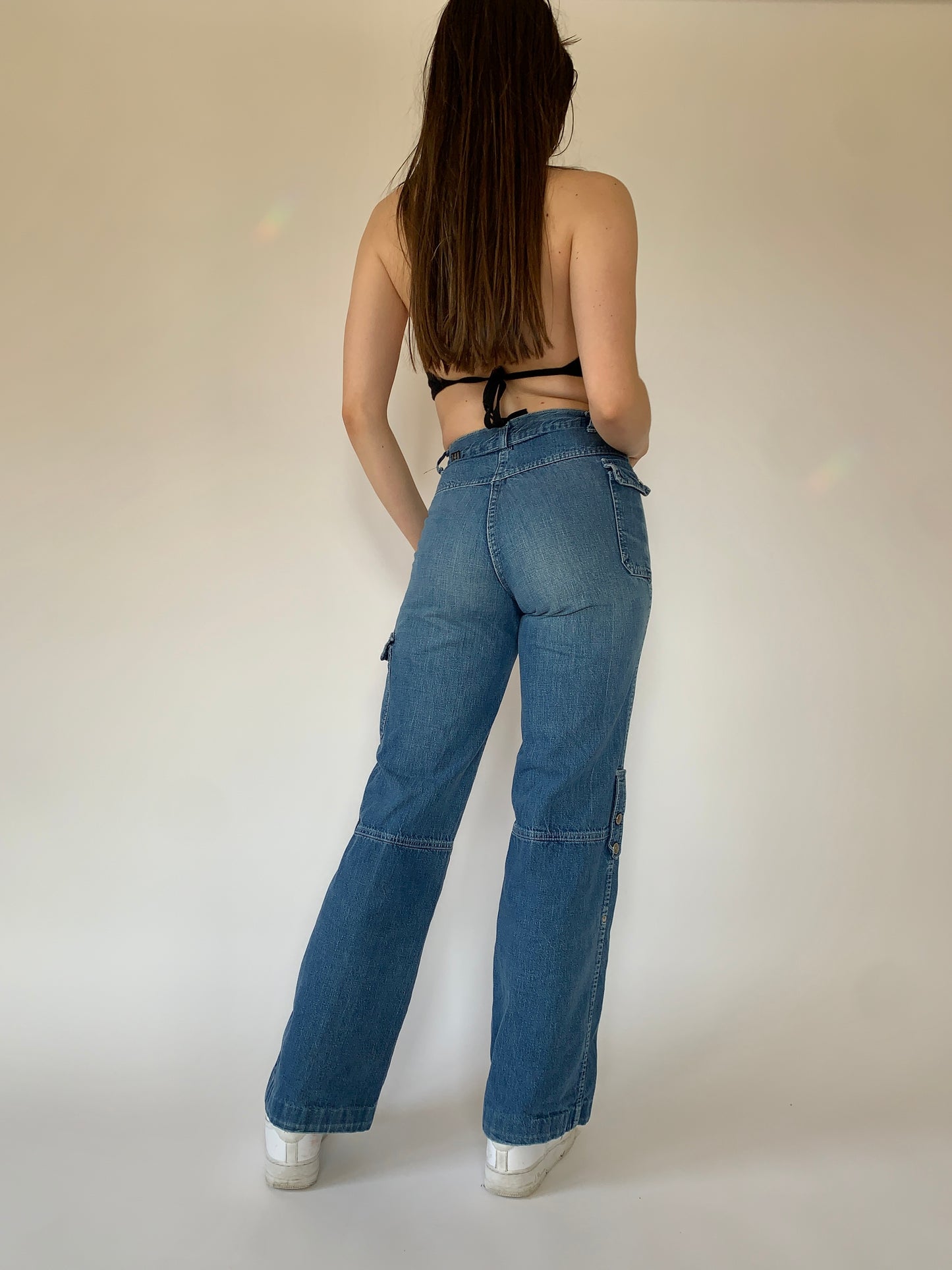 Vintage 1970s Cargo Jeans