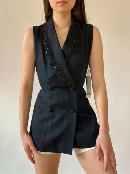 Vintage Deadstock Sleeveless Blazer