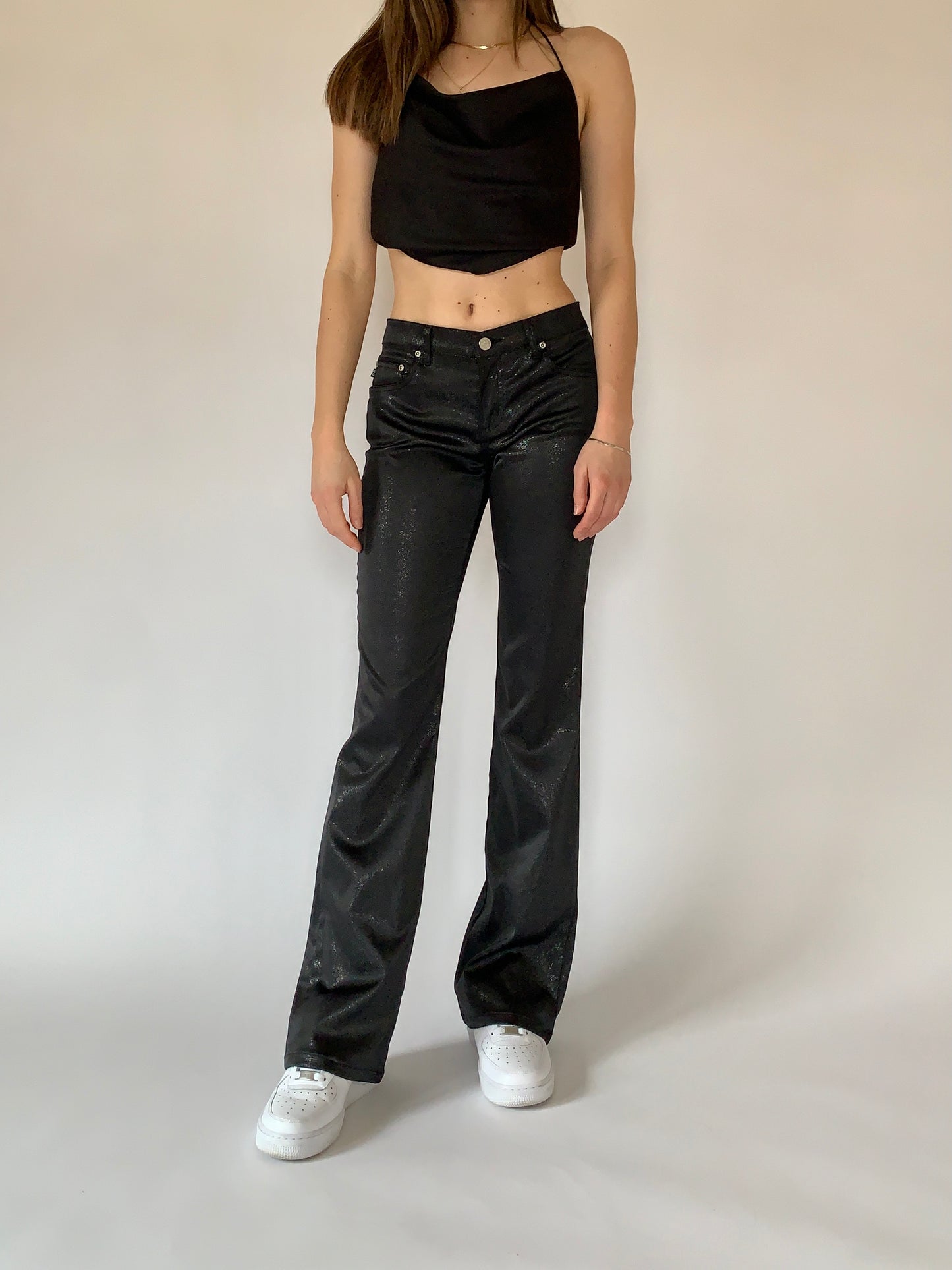 Vintage 1990s Glitter Flares