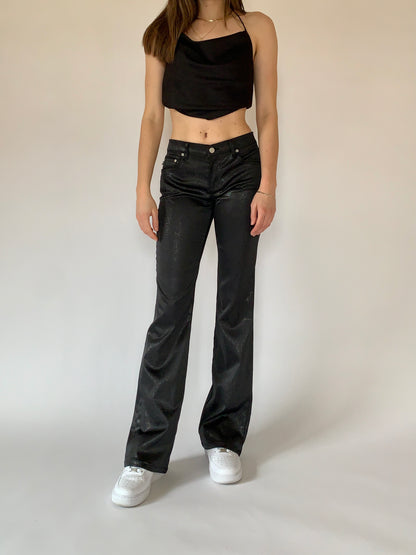 Vintage 1990s Glitter Flares