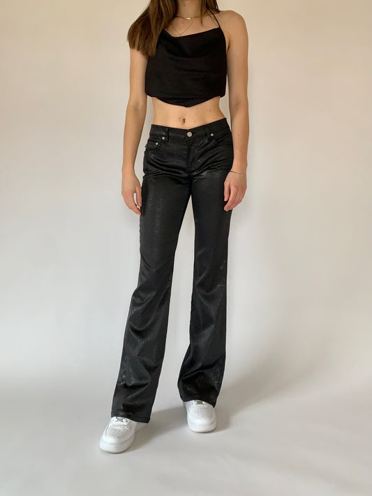 Vintage 1990s Glitter Flares