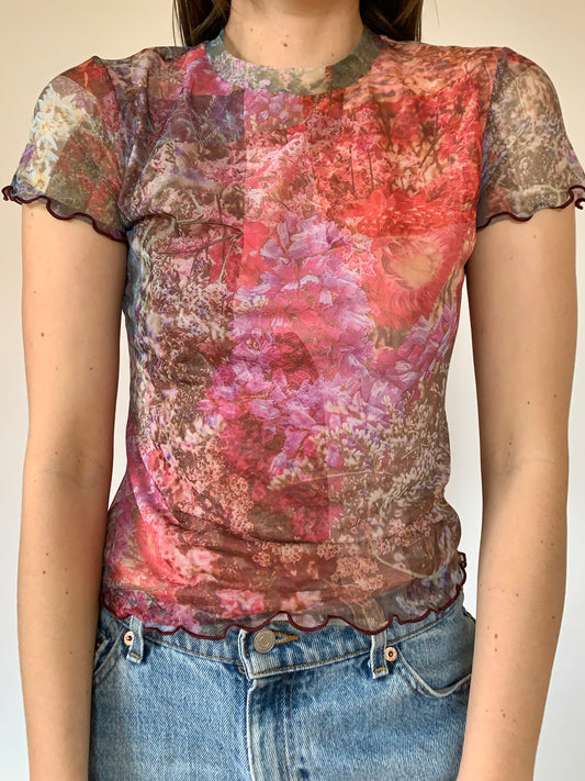 Desigual Mesh Tee