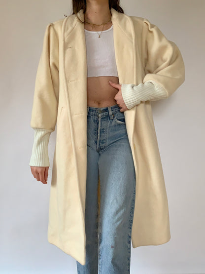 Vintage 1980s Wool Coat