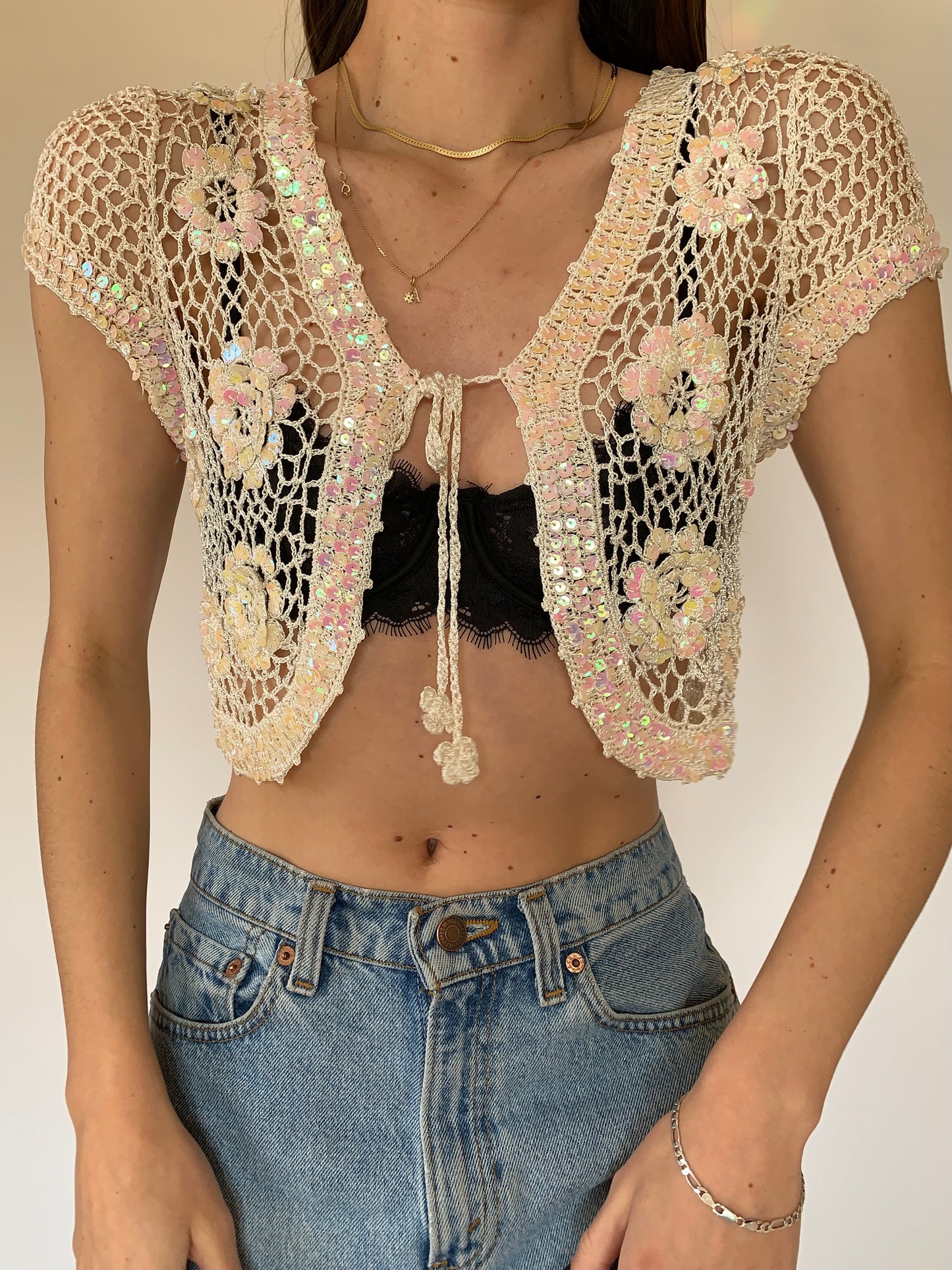 Y2K Crochet Top
